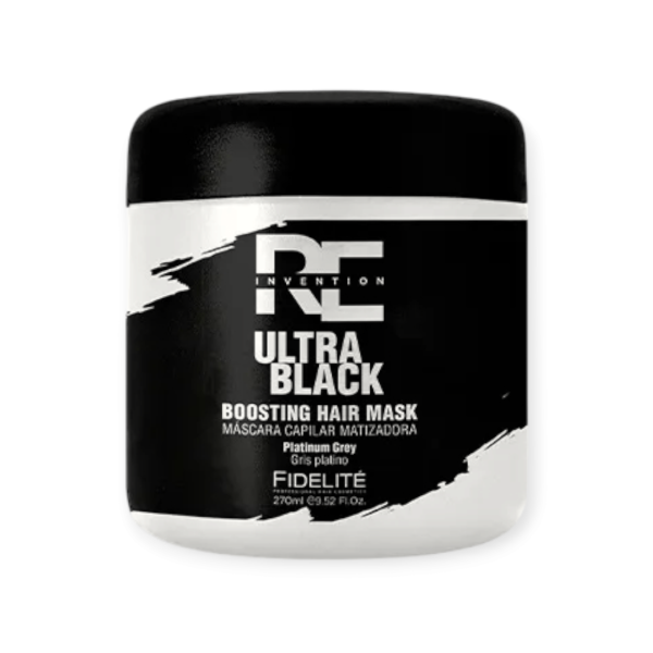 Producto - Máscara capilar matizadora ultra black gris platino Fidelité 270g