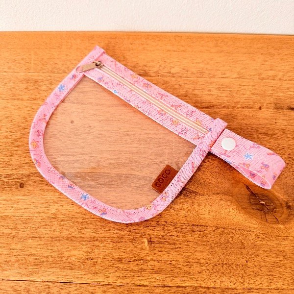 Producto - BILLETERO CRISTAL Rosa con dibujitos