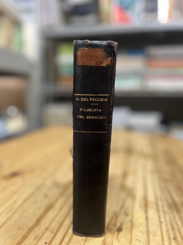 Producto - Filosofía del derecho. Del Vecchio