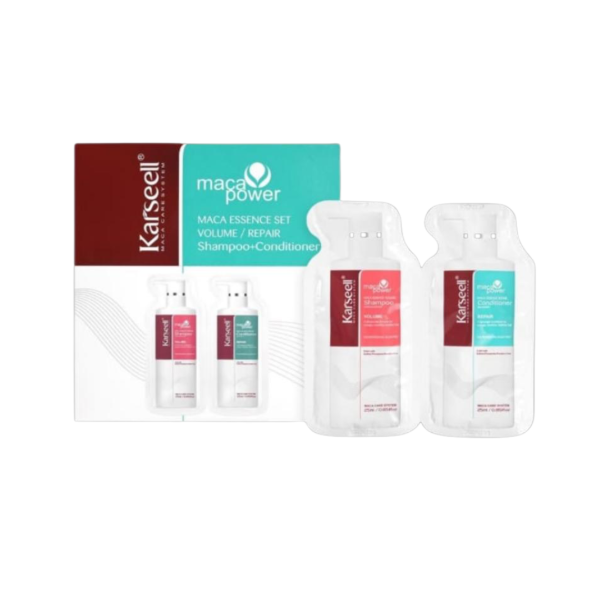 Producto - Sachetera Shampoo y Acondicionador Karseell 24 sobres