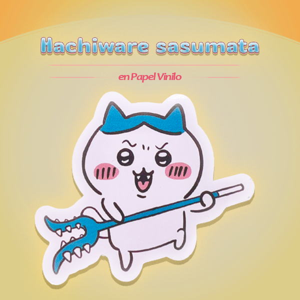 Producto - Hachiware sasumata (sticker)