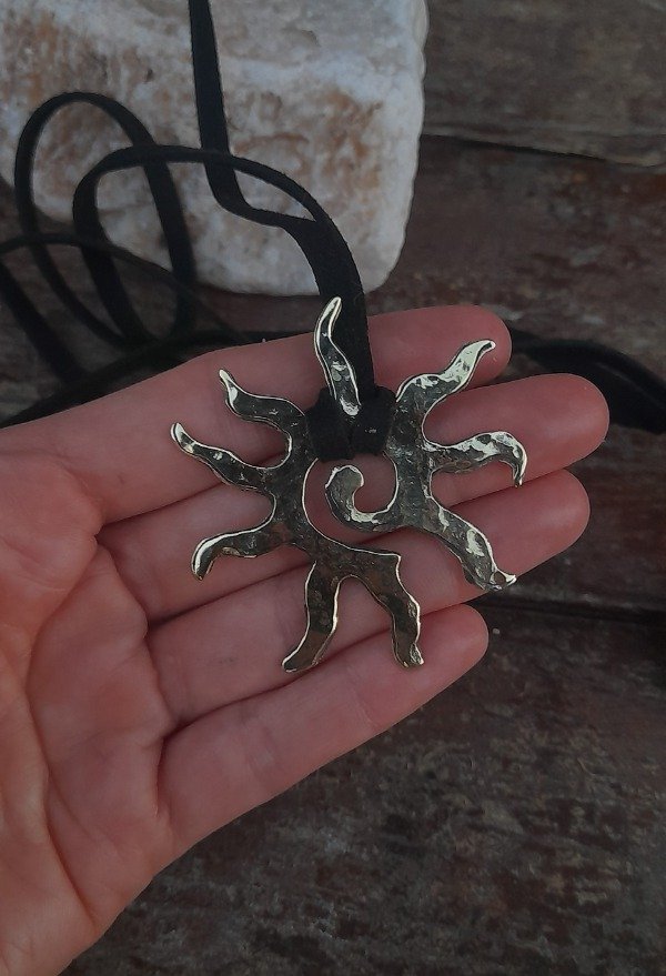 Producto - Collar sol (tres chapas) - 0