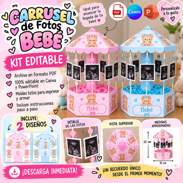 Producto - CARRUSEL DE FOTOS PARA BEBÉ