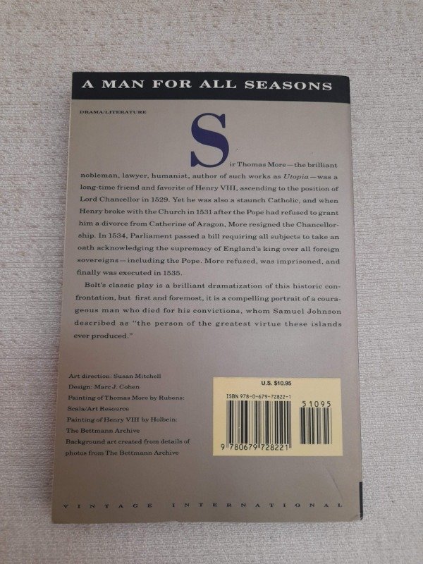 Producto - A Man For All Seasons - Robert Bolt - Vintage Books - 3