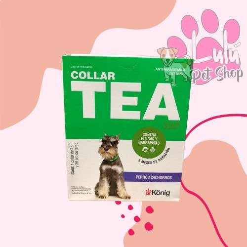 Producto - COLLAR TEA PERRO CACHORROS