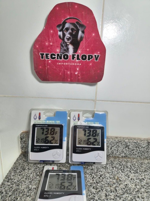 Producto - Higrometro digital reloj temperatura