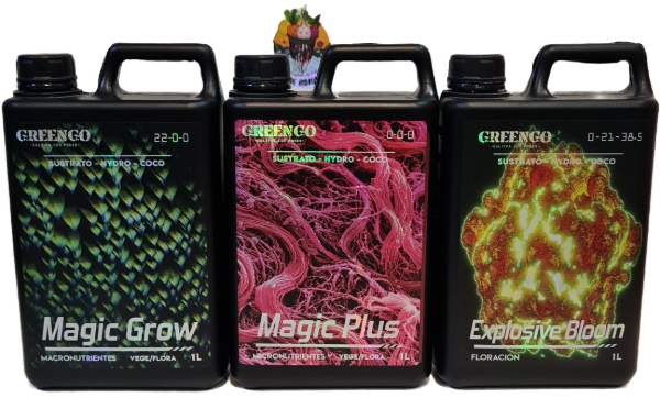 Producto - Tripack Greengo Flora 1L