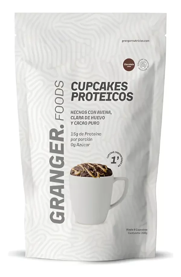 Producto - CUPCAKES  Proteicos - 360gr GRANGER foods - 0