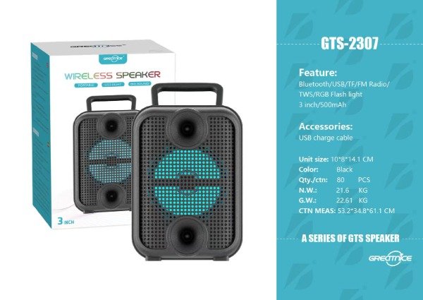 Producto - PARLANTE 3 GTS 2307 - GREATNICE