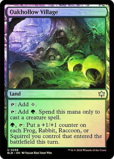 Producto - Oakhollow Village Foil  Bloomburrow