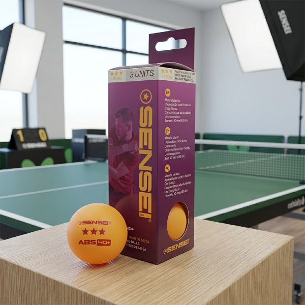 Producto - Pelota De Ping Pong 3 Star X 3 Sensei