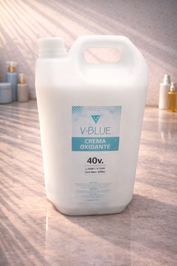 Producto - oxidante en crema v-blue de 40 vol. X 5 litros