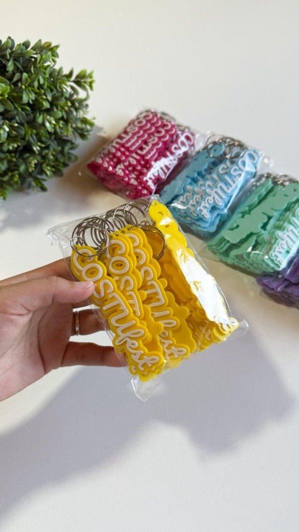 Producto - 50 Llaveros bicolor con nombre - 5