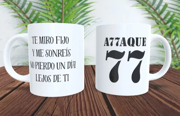 Producto - Taza - attaque 77 frase 1