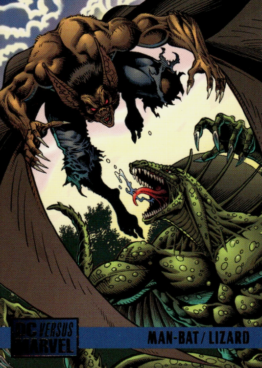 Producto - 1995 Fleer DC vs. Marvel Comics #96 - Man-Bat / Lizard BTL - 0