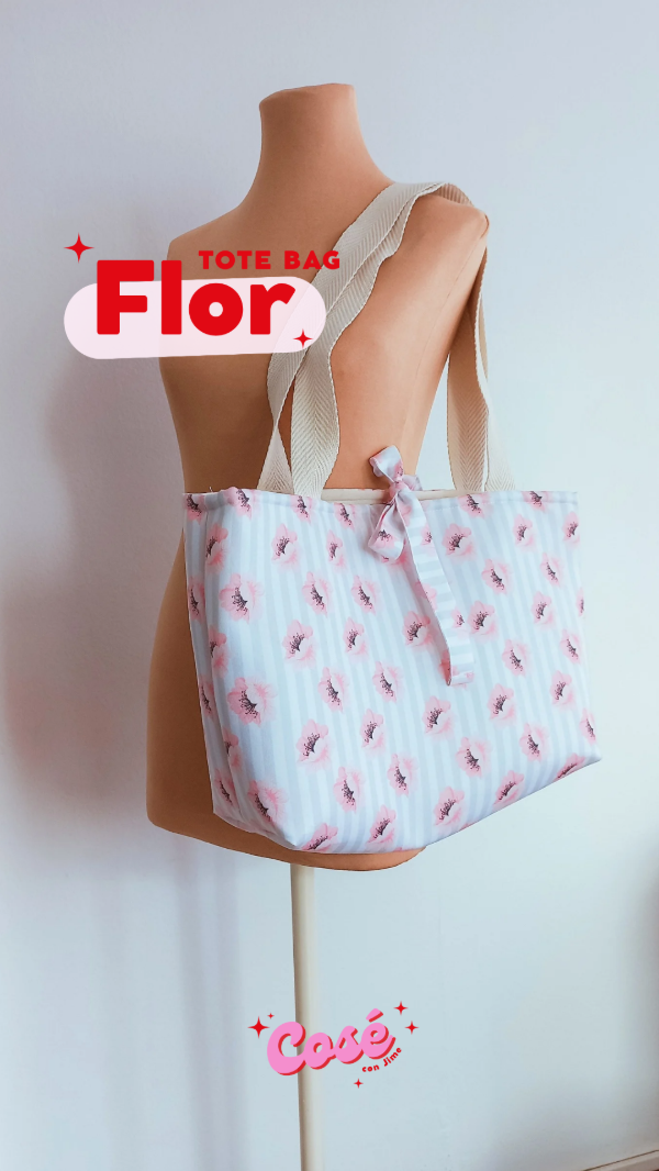 Producto - Tote Bag FLOR (tutorial GRATIS en Instagram)
