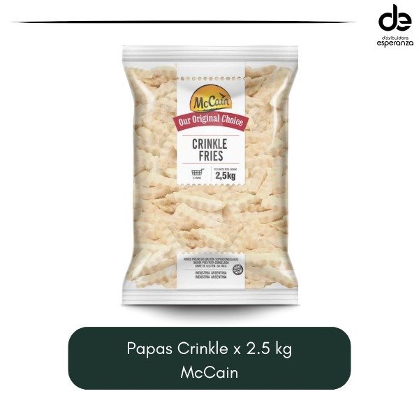 Producto - Papas Crinkles x 2.5 kg McCain