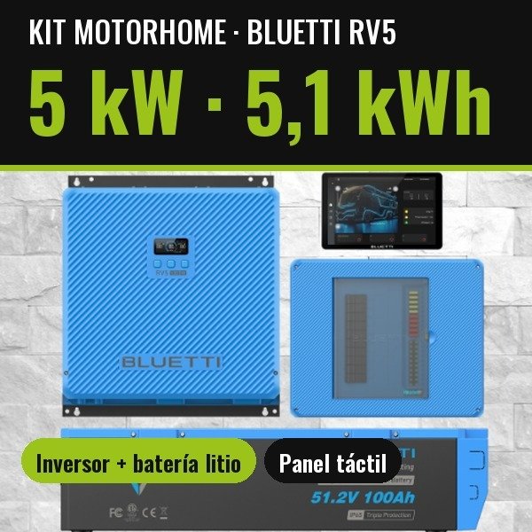 Producto - Kit Premium MotorHome RV5 - 5 in 1 Power Hub. Bluetti