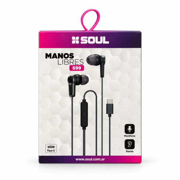 Producto - XSOUL S99 - Auriculares USB-C con micrófono