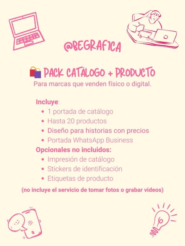 Producto - PACK CATÁLOGO + PRODUCTO