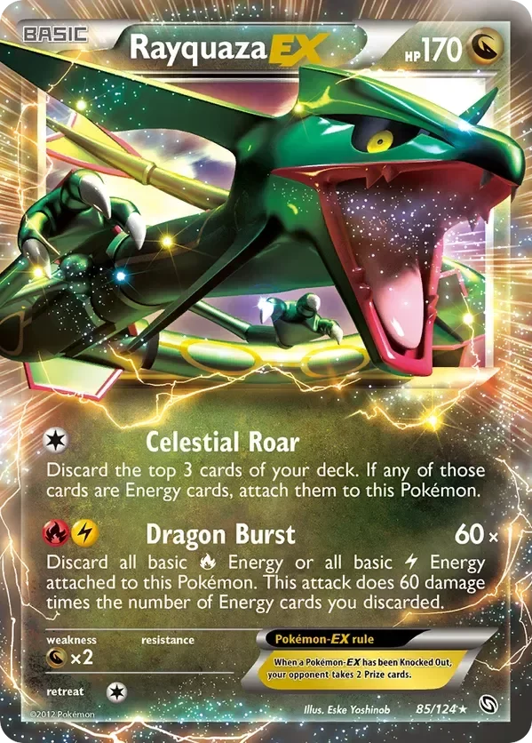 Producto - Rayquaza EX - 85/124 - Dragons Exalted