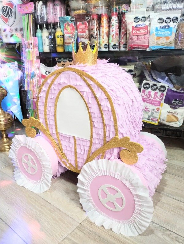 Producto - Piñata carrito princesa