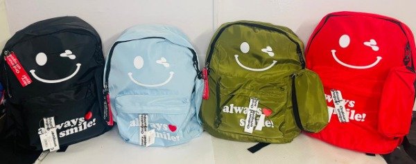Producto - BL1120 MOCHILAS SMILE CON CARTUCHERA