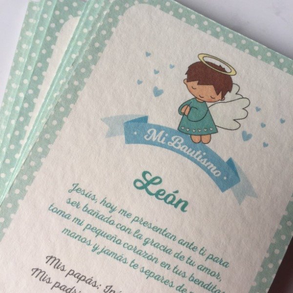Producto - Estampitas Premium Papel Perlado