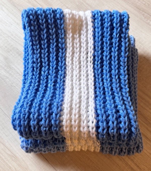 Producto - CUELLO INFINITO TEJIDO A MANO - CROCHET -  ROSA VIEJO - 5