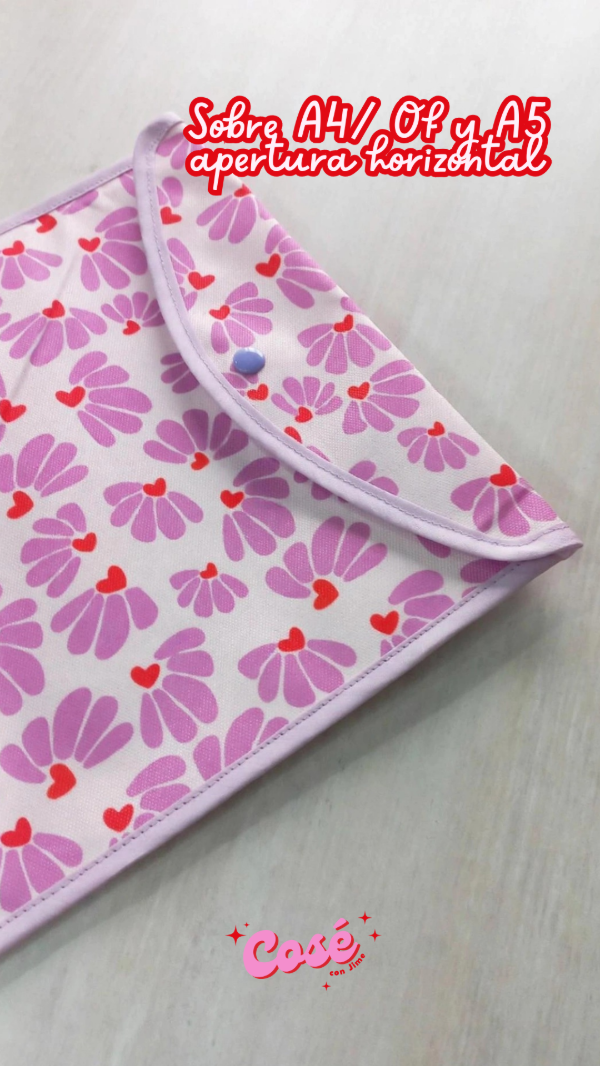 Producto - Kit carpeta y sobres A4 y A5 (Tutorial GRATIS en Instagram y Youtube) - 1