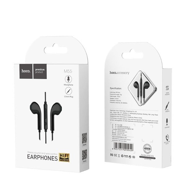 Producto - HOCO - Auricular M55 Control, Microfono Jack 3.5MM - 0