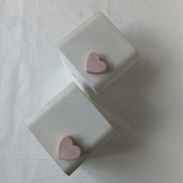 Producto - Combo x 2 Maceta Corazón Rosa #8 - 0