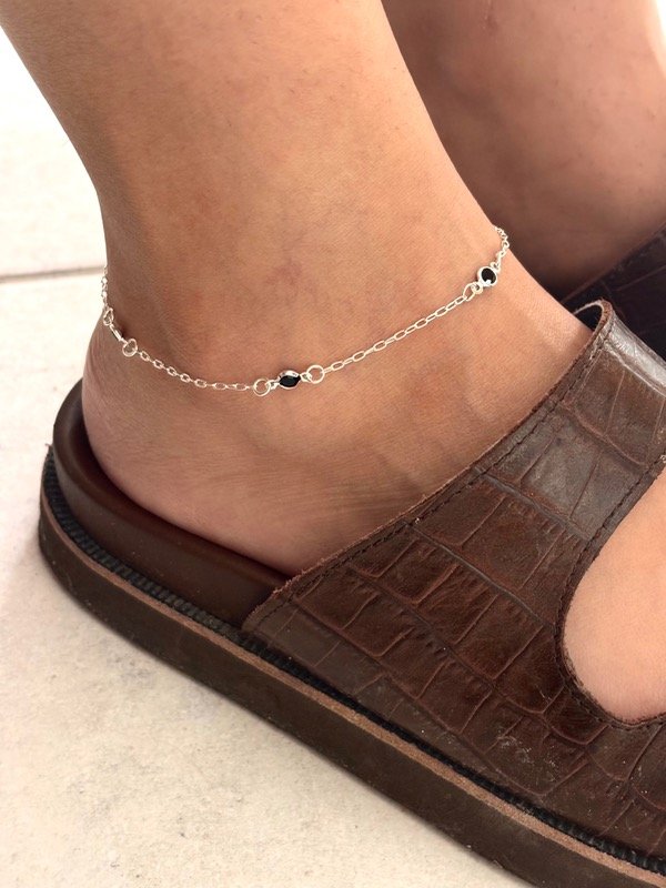 Producto - Tobillera punto de luz black