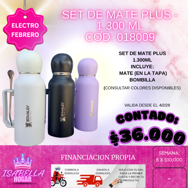 Producto - SET DE MATE PLUS - 1.300 ML COD:018009