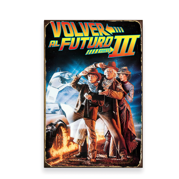 Producto - Chapa retro Patente Volver al futuro III (S/186)