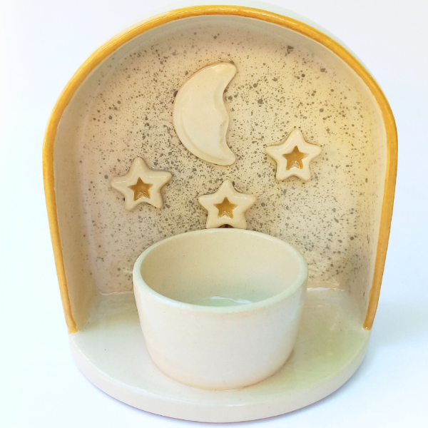 Producto - Altar Luna y Estrellas en Cerámica