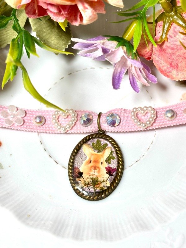 Producto - Choker Conejito Pink