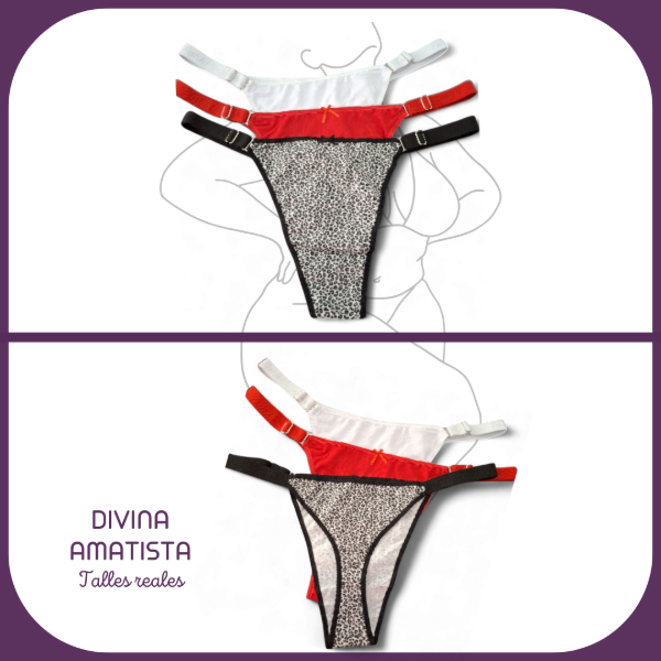 Producto - Cola less regulables Gandes XXL al XXXXL Caja X3