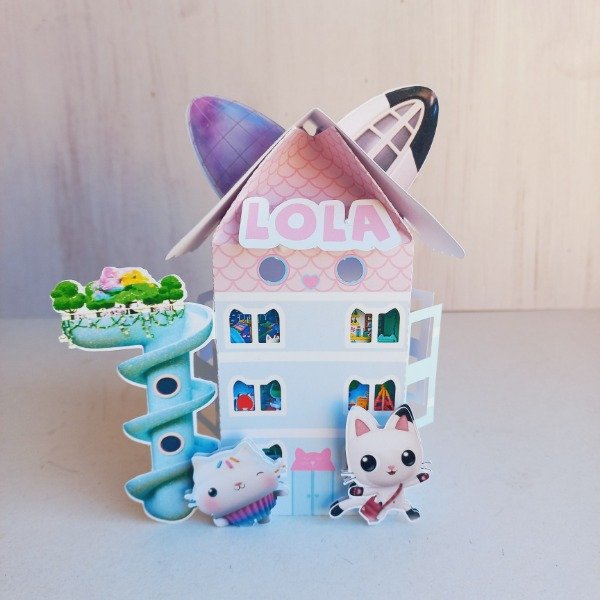 Producto - 5 Cajas Milk box 3D La Casa de Muñecas de Gabby