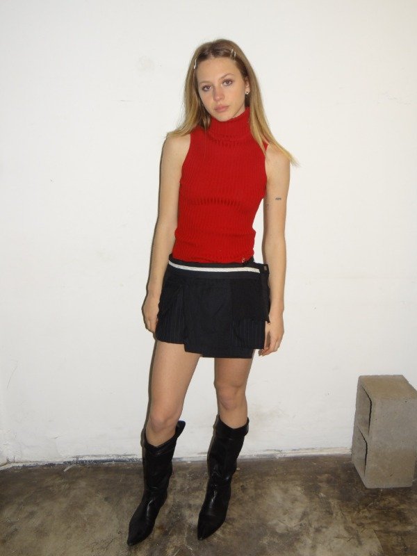 Producto - Remera roja ribb