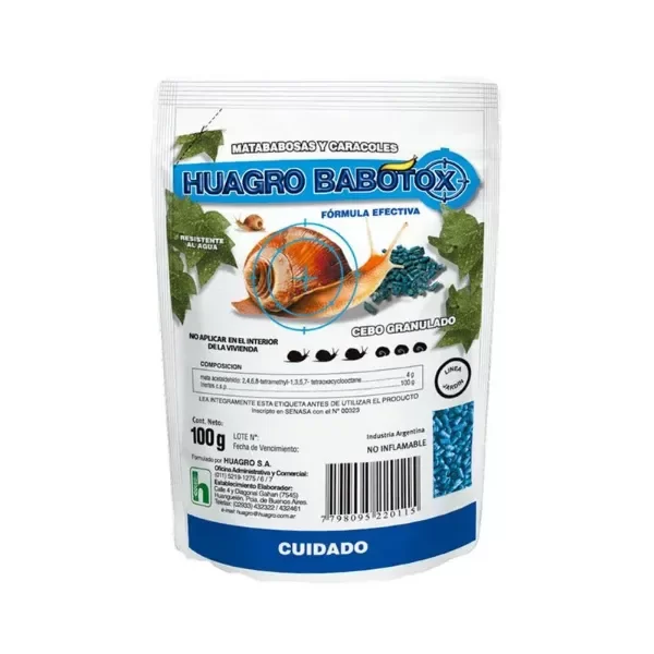 Producto - Babotox Huagro Cebo para caracoles y babosas 10gr