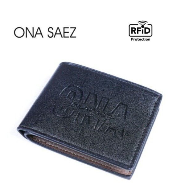 Producto - BILLETERA DE HOMBRE ONA SAEZ TECNOLOGIA RIFD PROTECCION 1602