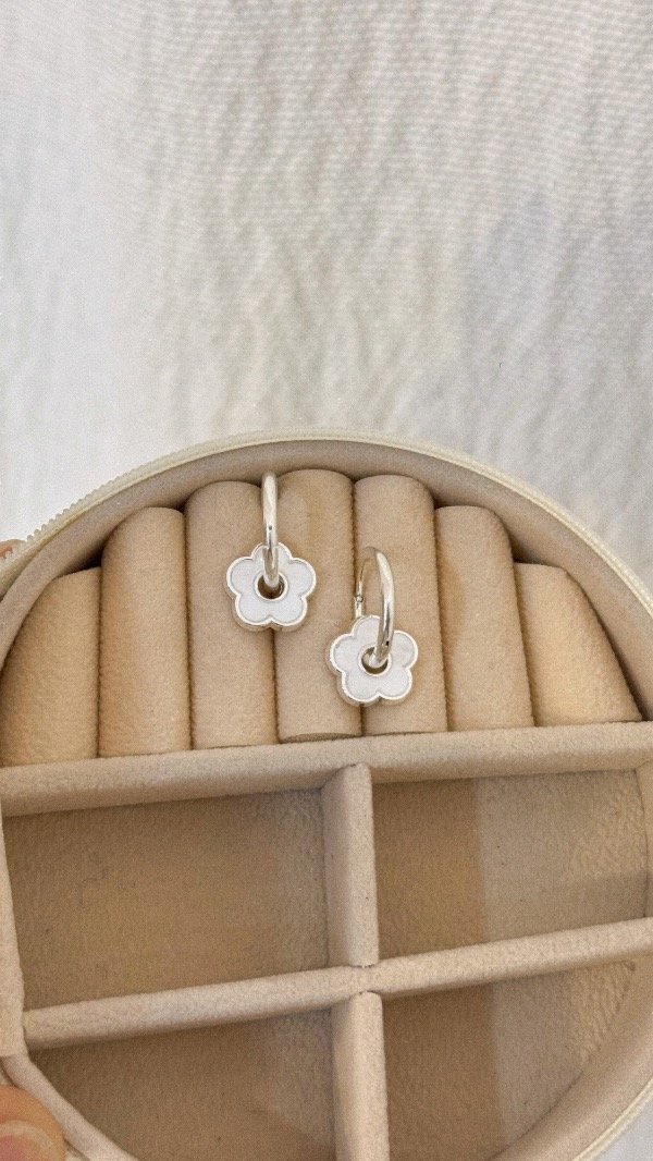 Producto - Aros Margarita Blanco