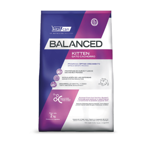 Producto - Vitalcan Balance gatos cachorros 2 Kg