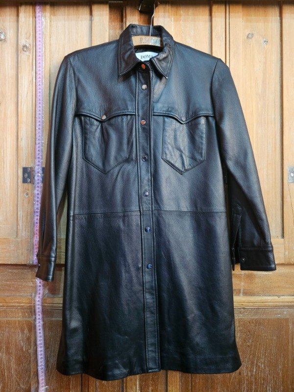 Producto - Campera de Cuero Doma Negra t.M