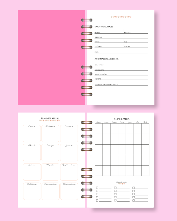 Producto - CUADERNO AGENDA TERAPIA OCUPACIONAL CON TURNERO - 1