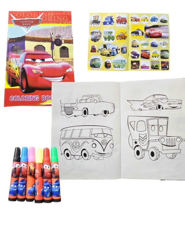 Producto - Libro Para Colorear Con Marcadores Y Sticker
