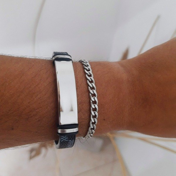Producto - Pulsera caucho negra