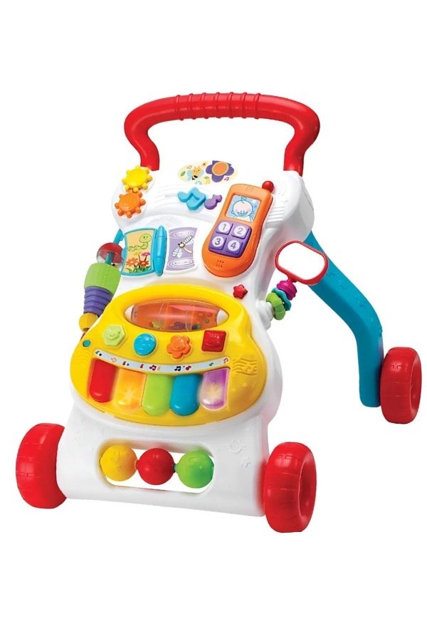 Producto - Andador Caminador Para Bebe Con Musica 6+ Meses Winfun Color Blanco