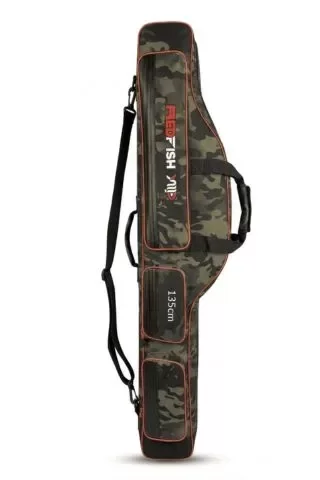Producto - Funda semirigida RED FISH Camuflada verde 1,35 M